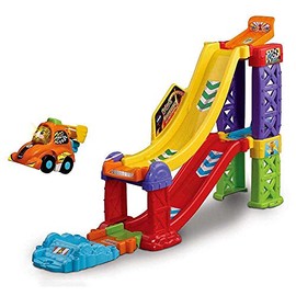 VTech VTech Toot-Toot Drivers 3-in-1 Raceway, Toy Car racing Track for Boys and Girls, Car Tracks for Kids with Lights and Sounds, Musical Toy Race Track for Children Aged 1 to 5 Years, English Version