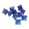 Yourandoll 10pcs Polyhedral Dice D8 Dice 8-Sided Dice for Dungeons
