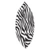 Zebra Animal Print Black and White African Safari Zookeeper Throw
