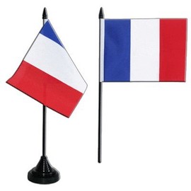 France Table Flag 4 x 6 inch