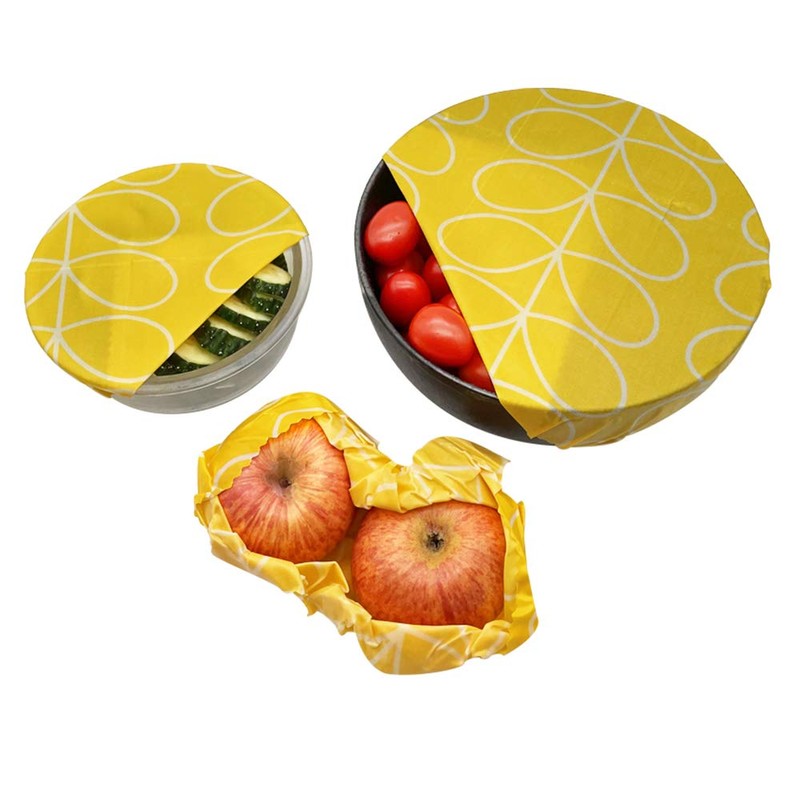 StyleC Beeswax Set of 3 Reusable Biodegradable Plastic Alternatives Storage