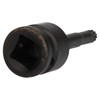M8 x 78mm Spline Bit Triple Square Impacted Extra Long