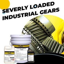 ELBALUBES Gear-SYN EP 220 | Synthetic Gear Bled | EP Gear Oil 220 Heavy-Duty Industrial Oils | SAE 90 | Compare to: Spartan EP 220,Chevron Meropa, Shell Omala S2 G 220. MOBILGEAR 600 XP. 1 Quart