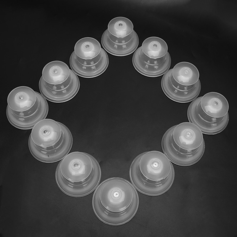 12pcs Silicone Body Therapy Cupping Vacuum Massage Strong Suction Detox