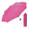 Waterfront U355-0443MG1-B1 Folding Umbrella, Rain Umbrella, Windproof Umbrella, Magenta, 21.7