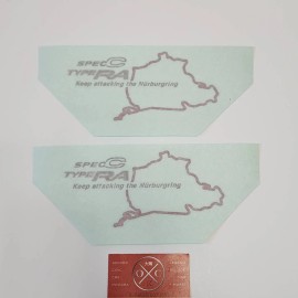 Subaru New OEM 02-07 Subaru WRX STi Type RA Spec C Nurburgring Decal Side Sticker Set 2
