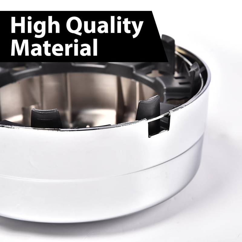 G-PLUS Rear Wheel Chrome Center Hub Caps Compatible with Dodge