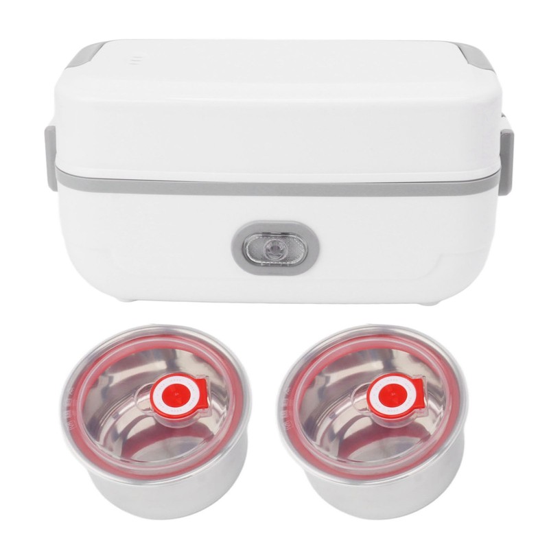Self Cooking Lunch Box Leakage Proof 2 Stainless Steel Inner