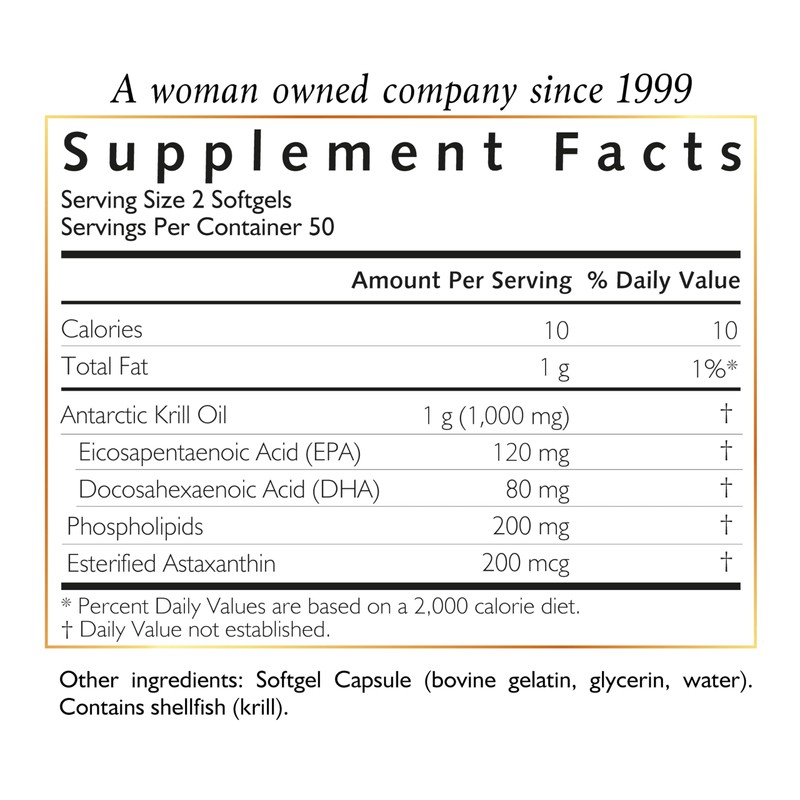 Cocó March N.M.D Pure Antarctic Krill Oil 1000mg – Omega