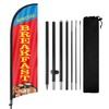Breakfast Special Advertising Swooper Flag, Breakfast Special Feather Flag with