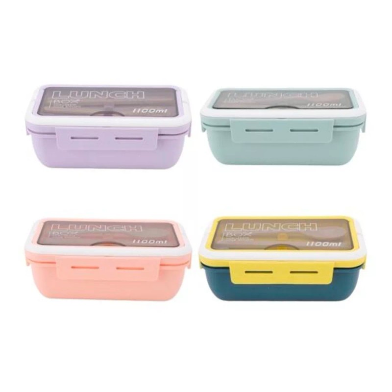 A+ Lunch Box Fiambrera Con Cubiertos