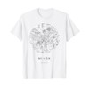 minsk belarus Coordinates map hometown T-Shirt