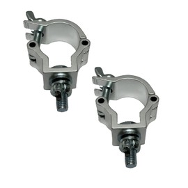 TEK audio ⌀32-35mm lighting Clamp - Half Coupler Truss Clamp Stage Lights Clamp, Lighting O-Clamps for DJ Par Lights Spot Lights (2 of 32 to 35mm)