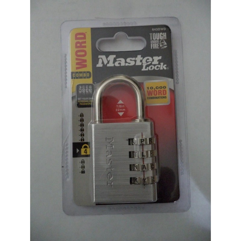 Master Lock 2 Master Lock 1-9/16in. Wide - Word Combination