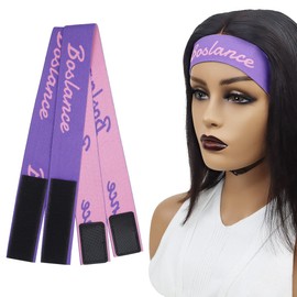 Boslance 4 Pcs HD Wig Cap for Lace Front Wig 2 Pcs Lace Melting Band HD Stocking Caps for Wigs Invisible Hd Wig Cap Sheer Stocking Caps for Wigs Transparent Wig Cap Light Brown Wig Cap Bald Cap Nylo