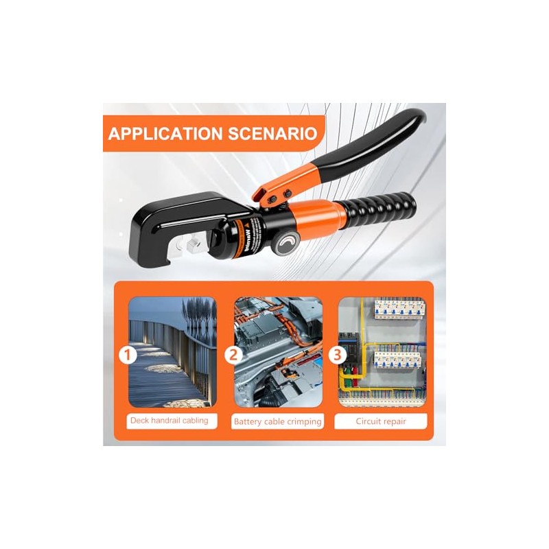 Hydraulic Crimping Tool Kit, Hydraulic Crimping Tool Battery Cable Crimper