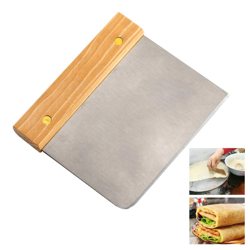 Pastry Cutter Scraper Dough Scraper Stainless Steel Bench Scraper Bread