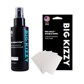 Big Kizzy Pro Remover + Pro Hold Double Sided Replacement tape bundle, professional quality adhesive and remover for tape in extensions