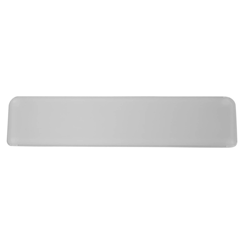 Keyboard Wrist Rest 0.4 to 0.6in Slope Ergonomic Clear Acrylic