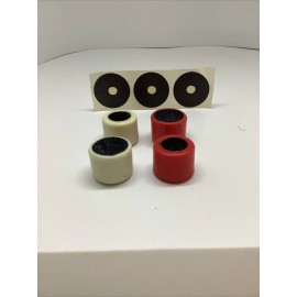 High Skore 4 Pool Cue Stick Scuffers,Shapes Cue Tips, Double Sided , Plus Free Table Spots!