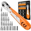 Right Angle Screwdriver 24 in 1 Ratchet Screwdriver Set with