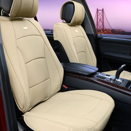 FH Group Ultra Comfort Leatherette Front Seat Cushions (Airbag Compatible)