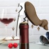 FAFAXOXO Buddy the Bordeaux Collie Black Dog Corkscrew, Professional Waiters