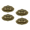 Pastlla 4 Pcs Antique Bronze Pulls Drop Swing Drawer Pulls