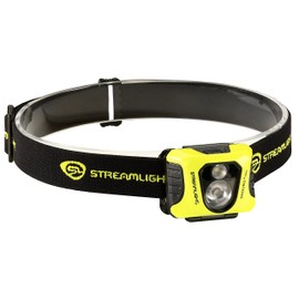 Streamlight 61420 Enduro Pro 200-Lumen 2250-Candela Ultra-Light LED Headlamp with AA Batteries and Elastic Strap, Box, Yellow