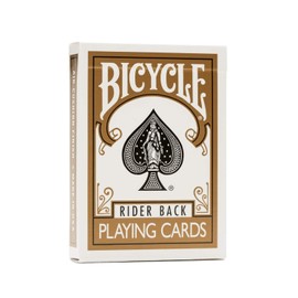 Bicycle Rider Back Gold Deck