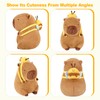 Ditucu Cute Capybara Plush with Bee Backpack Kawaii Capibara Stuffed