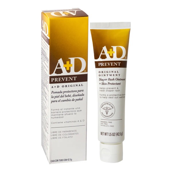 A+d Original, Pomada Para Prevenir Rozaduras En Bebés 42.5g
