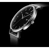 Burei Men's Wrist Watch, Stylish, Minimalist, Ultra Thin Commuter Net