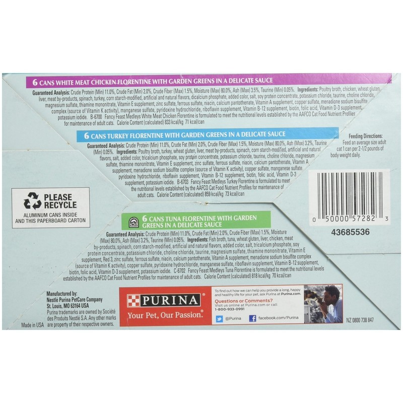 Fancy Feast Purina Medleys Cat Food Variety Pack - Florentine