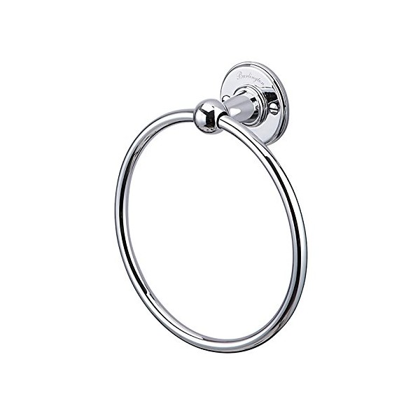 Retro Burlington Towel Ring in Nostalgia Design, Chrome