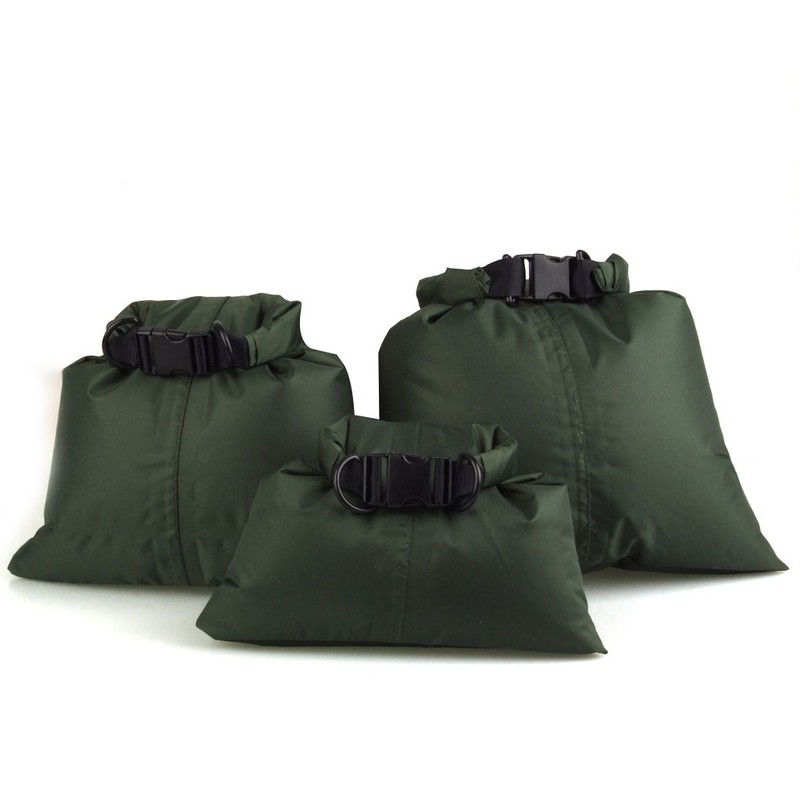 AKORD 3Pcs Waterproof Dry Bag Storage Pouch Rafting Canoeing Boating