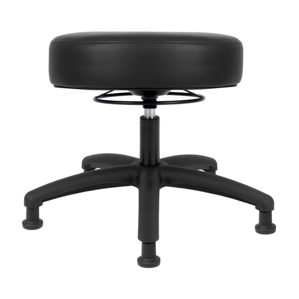 Chair Master 17" Round Vinyl Fabric Stool, Table Height, 360