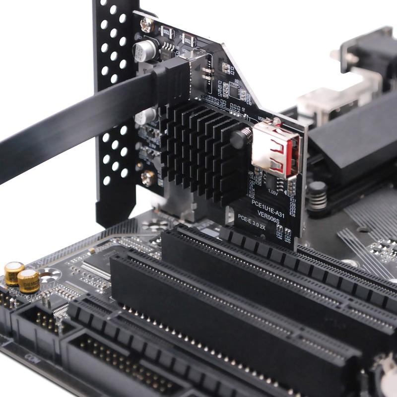 EZDIY-FAB USB3.1 Gen 2 Front Plate Connector 20-Pin Expansion Card