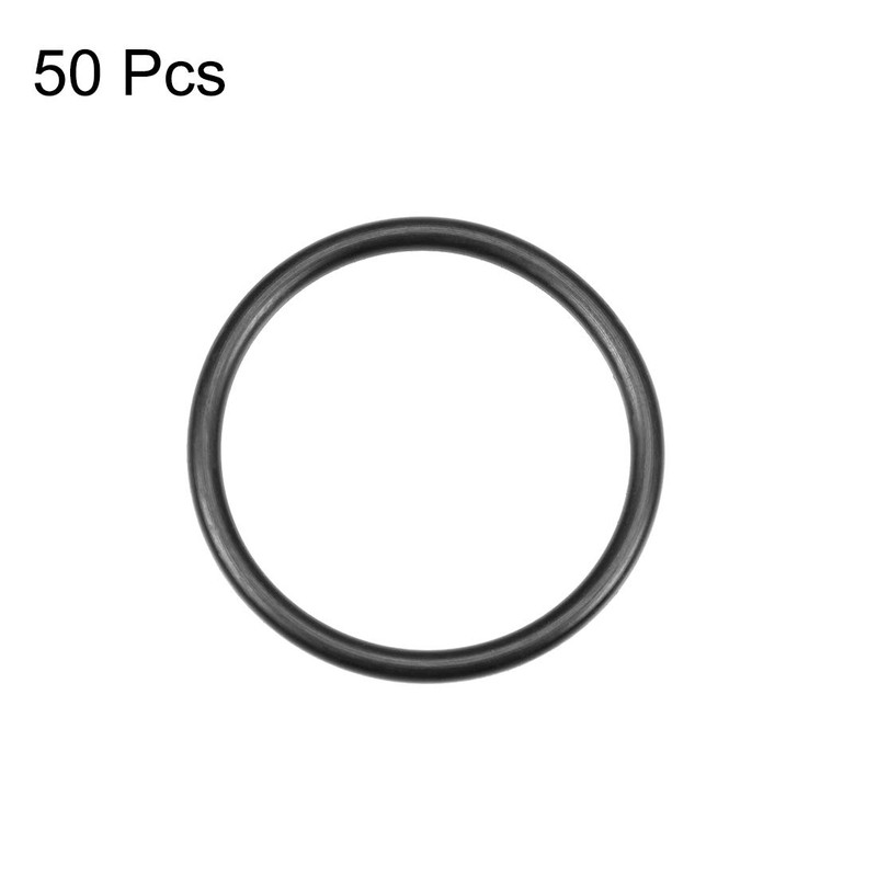 sourcing map Metric Nitrile Rubber O-Rings Seal 34 mm AD
