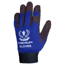 3Kamido Premium Luxury Goat Leather Work Gloves Perfect for Mechanics Assembly General Work Loading Warehouse Gardening Transport Motorcycle Gloves Packaging Housework (1 Pair, 10)