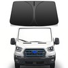 Windshield Sun Shade for 2022-2024 2025 Ford E-Transit Sunshade 240T