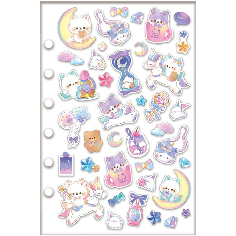 Coolia 01224 Bonbon Drop Seal Binder Set, Nightmeow