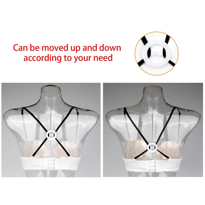 uxcell Bra Shoulder Strap Clips Buckles Bra Strap Anti-Slip Buckles