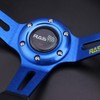 RASTP Universal Racing Steering Wheel,Deep Dish Steering Wheel Leather Embroidery