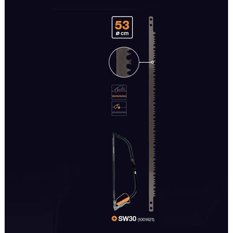 Fiskars 70256935J Bow Saw Replacement Blades