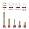 PATIKIL 1/8IP Thread 5 Size Lamp Cable Kit with Lock