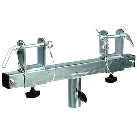 MR DJ Universal Chrome T-Adapter Triangle/Square T-Adapter Triangle or Square Truss Adapter Bracket Tripod Crank Light Stand Bar