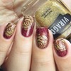Whats Up Nails - Rose Petals Nail Stencils Stickers Vinyls