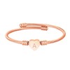 Clepsidra® Pulseras Mujer plateadas personalizadas con inicial. Accesorios y regalos