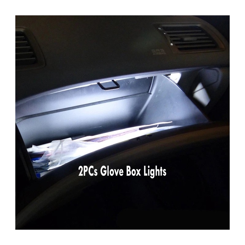 Mr. Brighton 18Pc Super White Car Interior LED Light Bulb